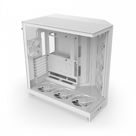 Obudowa H9 FLOW RGB+ Midi tower z oknem biała 