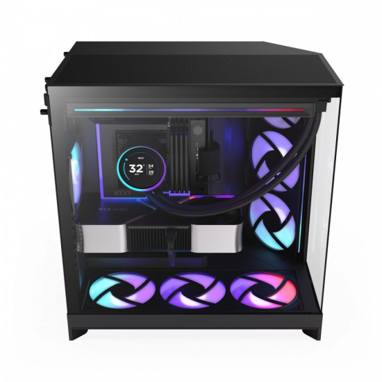 Obudowa H9 Flow RGB+ Midi Tower z oknem czarna 