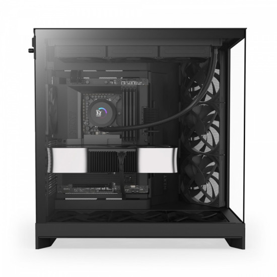 Obudowa H9 Flow Midi Tower z oknem czarna 