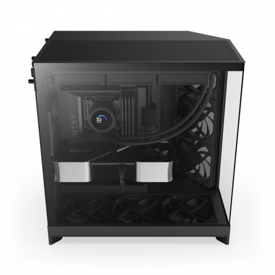 Obudowa H9 Flow Midi Tower z oknem czarna 