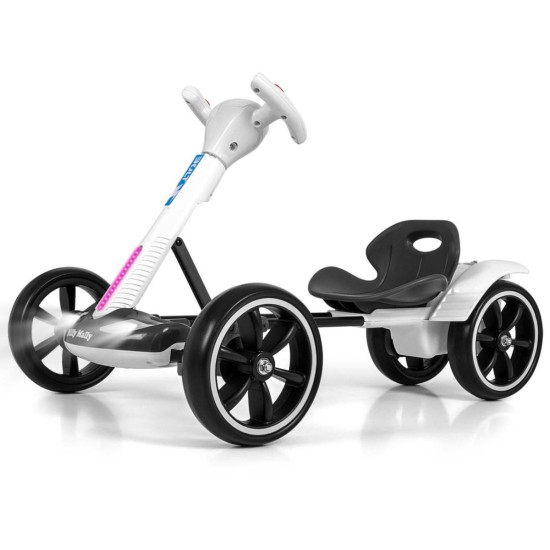 Gokart na akumulator Bolt biały