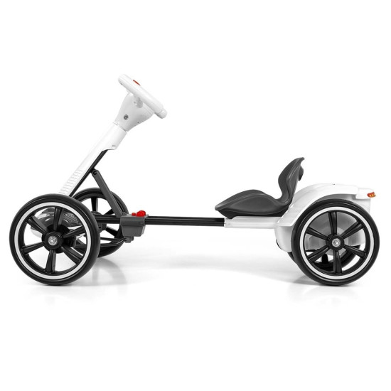Gokart na akumulator Bolt biały