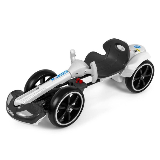 Gokart na akumulator Bolt biały