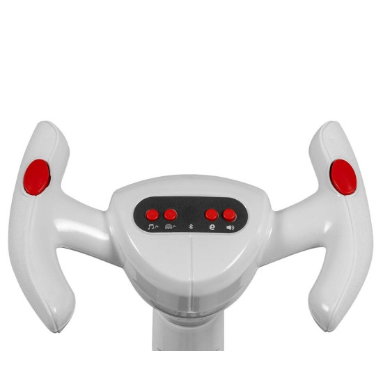 Gokart na akumulator Bolt biały