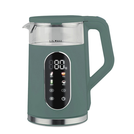 Czajnik elektryczny z regulacją temperatury 1,7l 2200W MR-023-GREEN