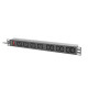 Listwa zasilająca rack PDU 19 cali 1U 16A 2M 4X C19 6X IEC C13 C20 czarna