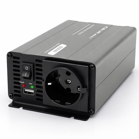 Przetwornica napięcia MS Wave | 12V na 230V | 300/600W 