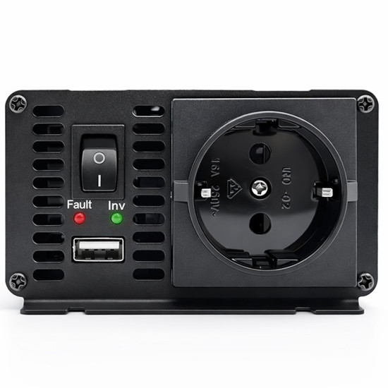 Przetwornica napięcia MS Wave | 12V na 230V | 300/600W 