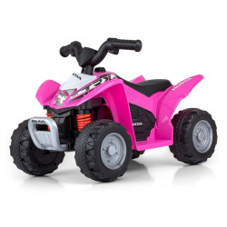 Pojazd quad na akumulator Honda ATV różowy