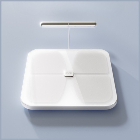 Waga do ciała SS1 bluetooth 5.0 wielofunkcyjna biała 