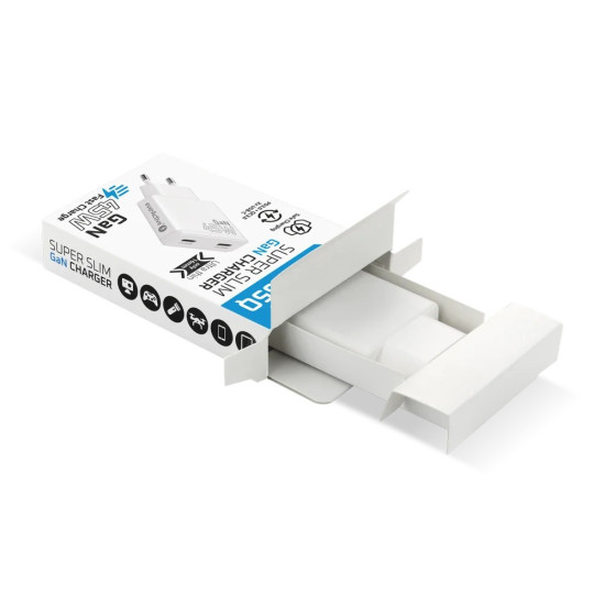 Ładowarka sieciowa GaN QC3.0 45W SC-465Q 