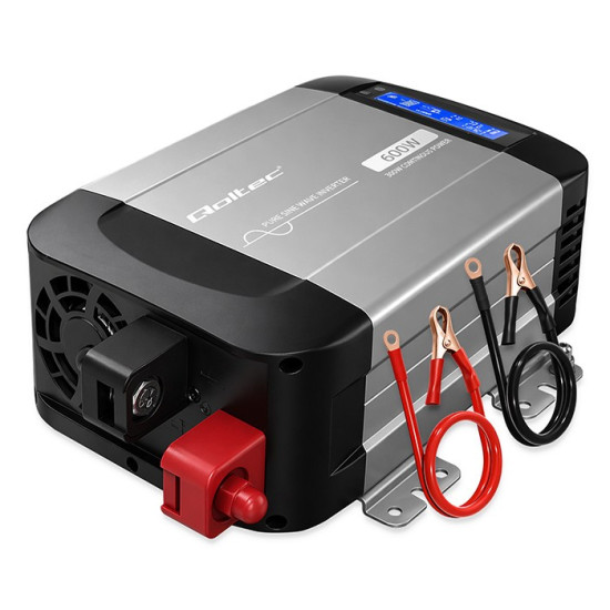 Przetwornica napięcia Pure Sine Wave | 12V na 230V | 300/600W 