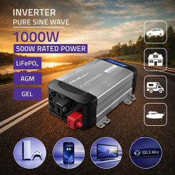 Przetwornica napięcia Pure Sine Wave | 12V na 230V | 500/1000W 