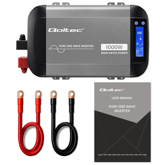 Przetwornica napięcia Pure Sine Wave | 12V na 230V | 500/1000W 