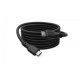 Kabel połączeniowy silikonowy USB-C-USB-C | USB 4 ver.2.0 80Gbps | 8K@60Hz | PD 3.1 240W| 0,5m | czarny