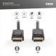 Kabel połączeniowy DisplayPort z zatrzaskami 1080p 60Hz FHD Typ DP/DP M/M czarny 5m