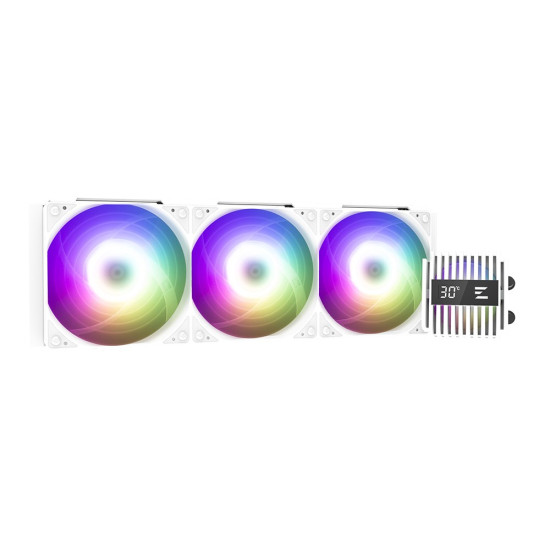 Chłodzenie procesora ALPHA2 V2 A36 360 mm CPU Liquid Cooler białe