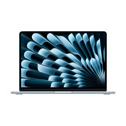 MacBook Air 13.6 cala: M5 10/10, 16GB, 512GB SSD, 30W - Błękitny