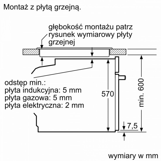 Piekarnik parowy HRG578CB7 