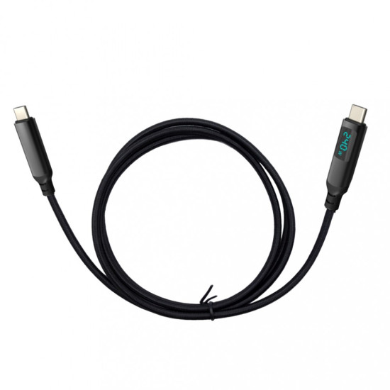 Kabel Thunderbolt 4/USB4 Class Pro Cable 240W 2x 4K/120Hz 40Gbps LCD 150 cm