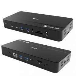 Stacja dokująca Thunderbolt 5 Triple Display Docking Station M.2 slot 6xUSB 2.5 GLAN PD 140W