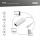 Karta sieciowa przewodowa USB 3.0 Typ C do Gigabit Ethernet 10/100/1000Mbps