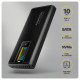 EEM2-SD2B Obudowa zewnętrzna aluminiowa bezśrubowa USB-A/C 3.2 Gen2 M.2 NVMe/SATA wyświetlacz LED, czarny
