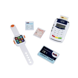 Terminal płatniczy i smartwatch