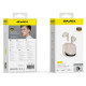 Słuchawki TA19 ANC TWS Bluetooth 6.0 beżowe 