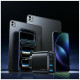 Ładowarka sieciowa 40W 2xUSB-A 2xUSB-C czarna 