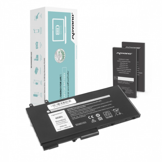 Bateria R8D7N do Dell Latitude 5410 5411 5500 Precision 3541 3550 - 4000 mAh (46 Wh)