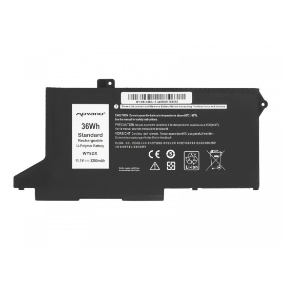 Bateria WY9DX Dell Latitude 5520 5420 Precision 3560 - 3200 mAh (36 Wh)