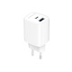 Ładowarka uniwersalna 1xUSB-C/A QC 3.0 PD 30W biała