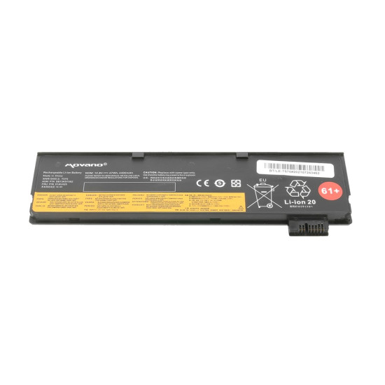 Bateria SB10K97582 do Lenovo ThinkPad T470 T570 - 4400 mAh (47 Wh)