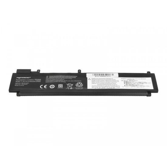 Bateria L17L3P71 01AV478 do Lenovo Thinkpad T480s - 4650 mAh (54 Wh)