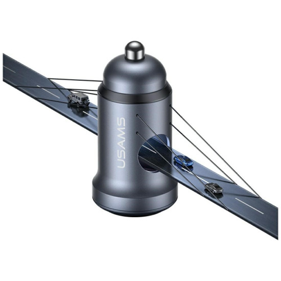 Ładowarka samochodowa 30W PD Aluminium CC321 