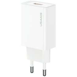 Ładowarka sieciowa T69 18W USB-A biała 