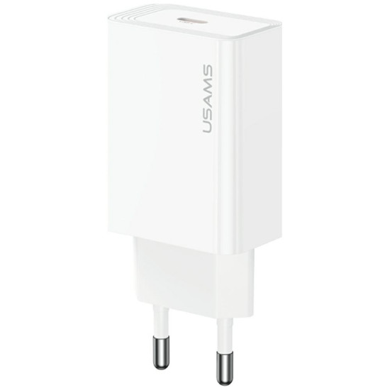 Ładowarka sieciowa T69 20W USB-C biały 