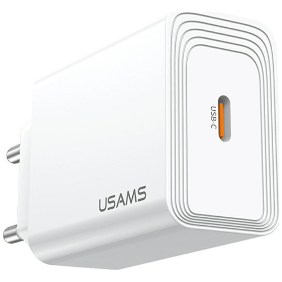 Ładowarka sieciowa T69 20W USB-C biały 