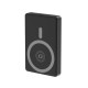 PowerBank 10000mAh LCD 1xUSB-C 20W bezprzewodowy 15W czarny
