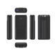 PowerBank 20000mAh ze zintegrowanymi kablami QC 3.0 LCD 20W czarny