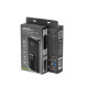PowerBank 20000mAh ze zintegrowanymi kablami QC 3.0 LCD 20W czarny