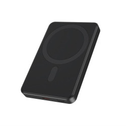 PowerBank bezprzewodowy, magnetyczny 5000mAh 15W czarny