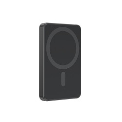 PowerBank bezprzewodowy, magnetyczny 5000mAh 15W czarny