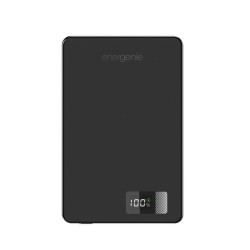 PowerBank bezprzewodowy, magnetyczny, LCD 5000mAh 15W czarny