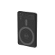 PowerBank bezprzewodowy, magnetyczny, LCD 5000mAh 15W czarny