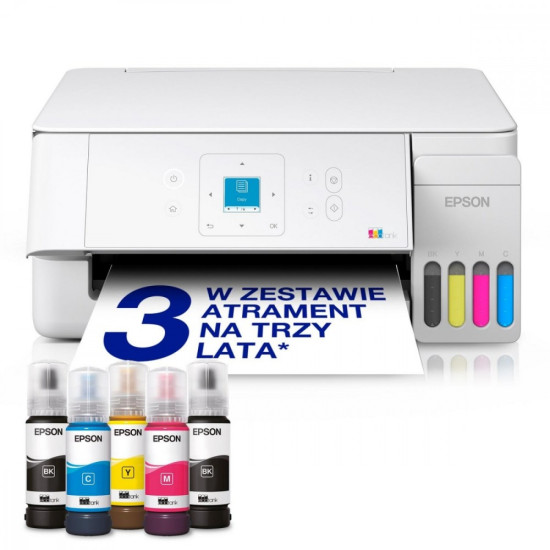 Urządzenie wielofunkcyjne MFP ITS EcoTank L3366  color/A4/33ppm/WLAN(D)/LCD3.7cm/biały