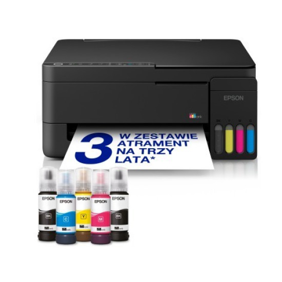 Urządzenie wielofunkcyjne MFP ITS EcoTank L3351  color/A4/33ppm/USB/WLAN/3pl/4.1kg/czarny