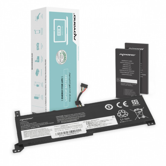 Bateria L20M2PF0 L20C2PF0 L20L2PF0 do Lenovo V14 V15 V17 G2-ALC G2-ITL - 4650 mAh (36 Wh)