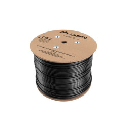 Kabel LAN SFTP kat.6a 305m drut outdoor CU FLUKE PASSED czarny